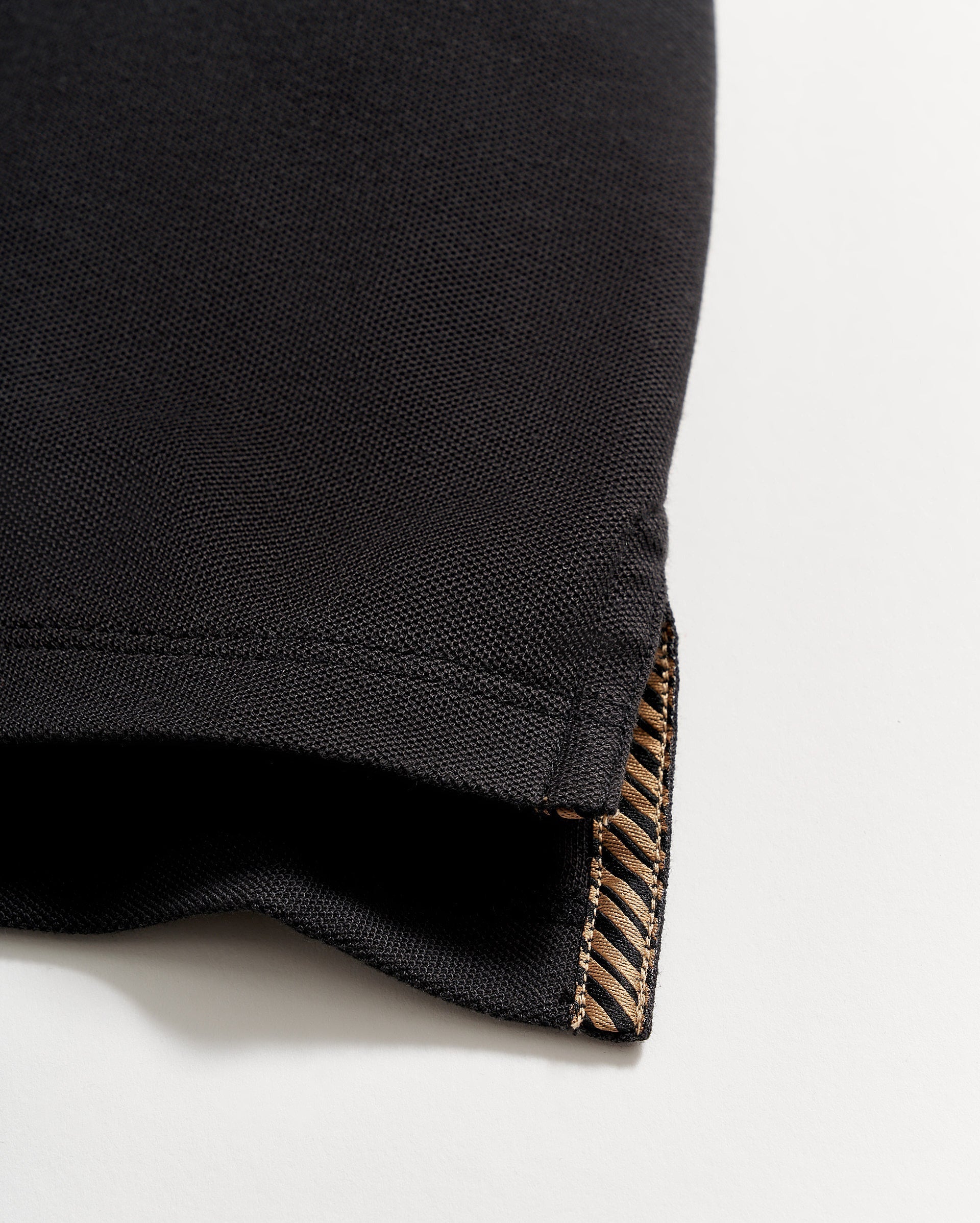 Pique Polo Black Billy Reid