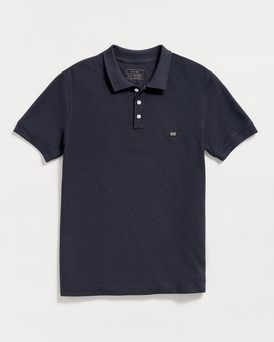 Pique Polo Navy Billy Reid