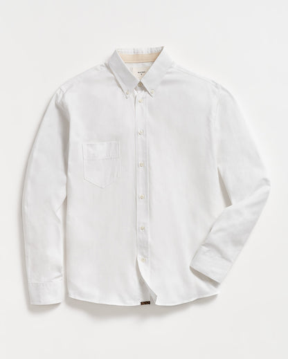 Arnie Oxford Shirt White Billy Reid