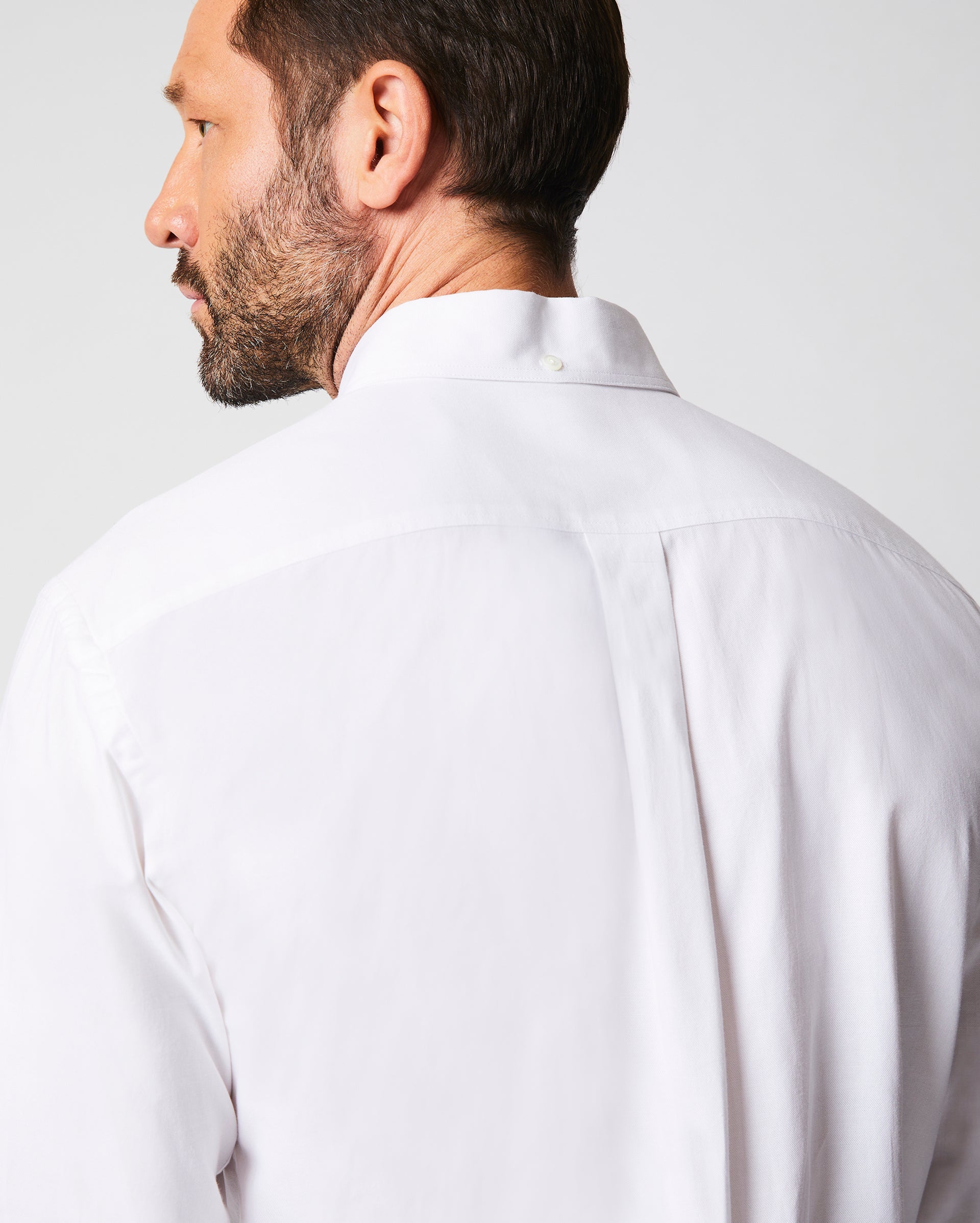 Arnie Oxford Shirt White Billy Reid