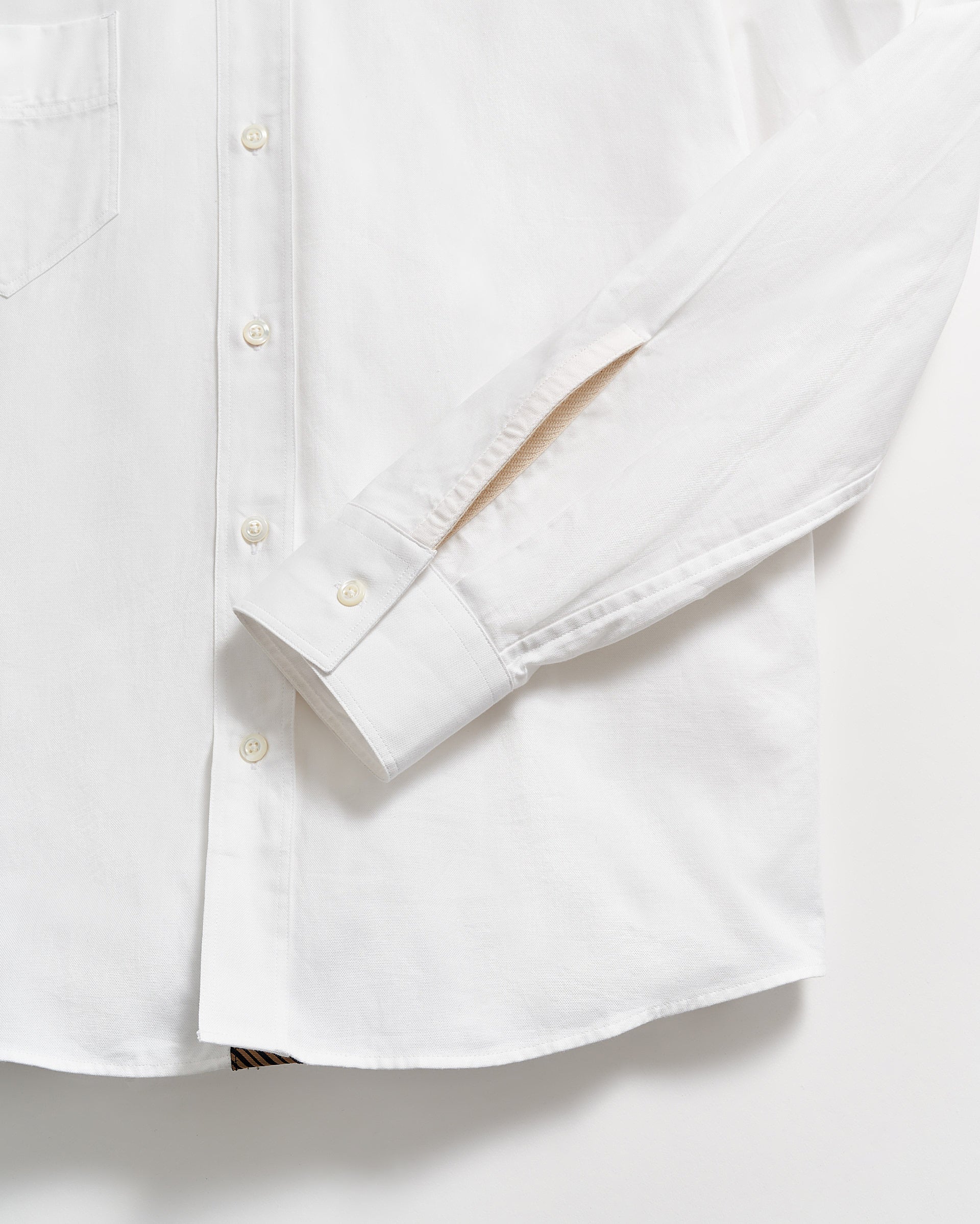 Arnie Oxford Shirt White Billy Reid