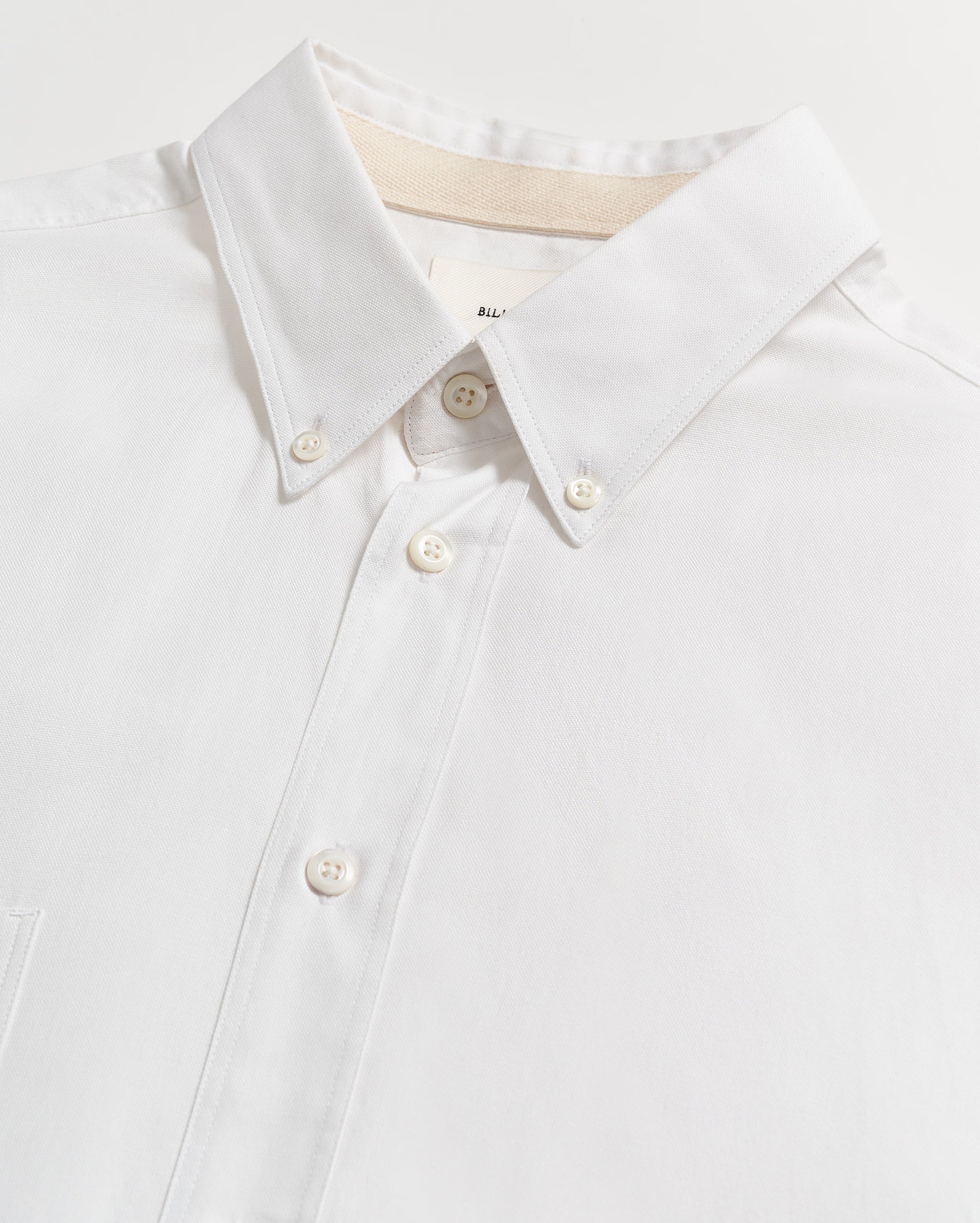 Arnie Oxford Shirt White Billy Reid