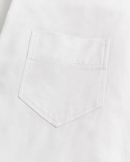 Arnie Oxford Shirt White Billy Reid