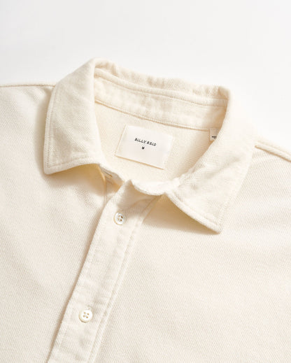Long Sleeve Knit Yellowhammer Shirt Tinted White Billy Reid