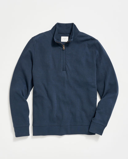 Cullman Half Zip Navy Billy Reid
