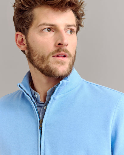 Cullman Half Zip French Blue Billy Reid