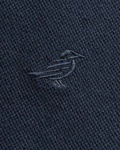 Long Sleeve Knit Yellowhammer Shirt Carbon Blue Billy Reid