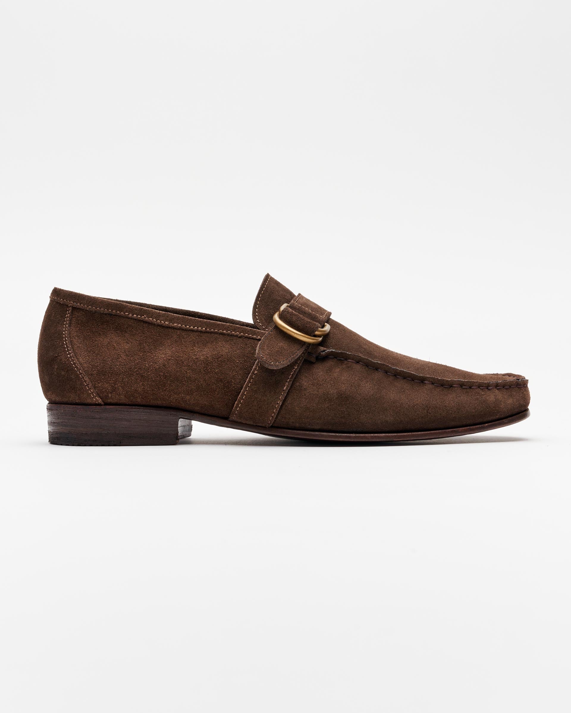 D-Ring Loafer Olive/Brown Billy Reid