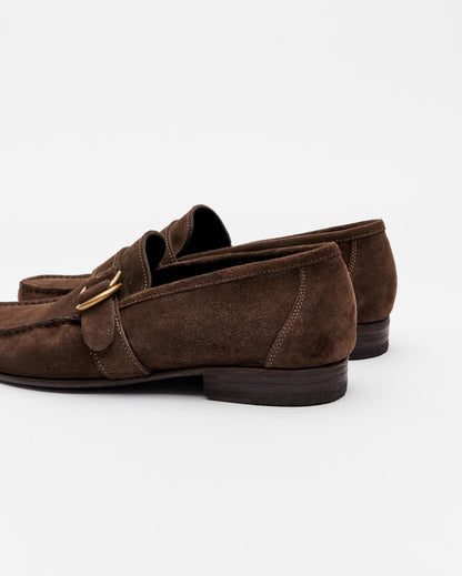 D-Ring Loafer Olive/Brown Billy Reid