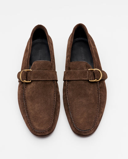 D-Ring Loafer Olive/Brown Billy Reid