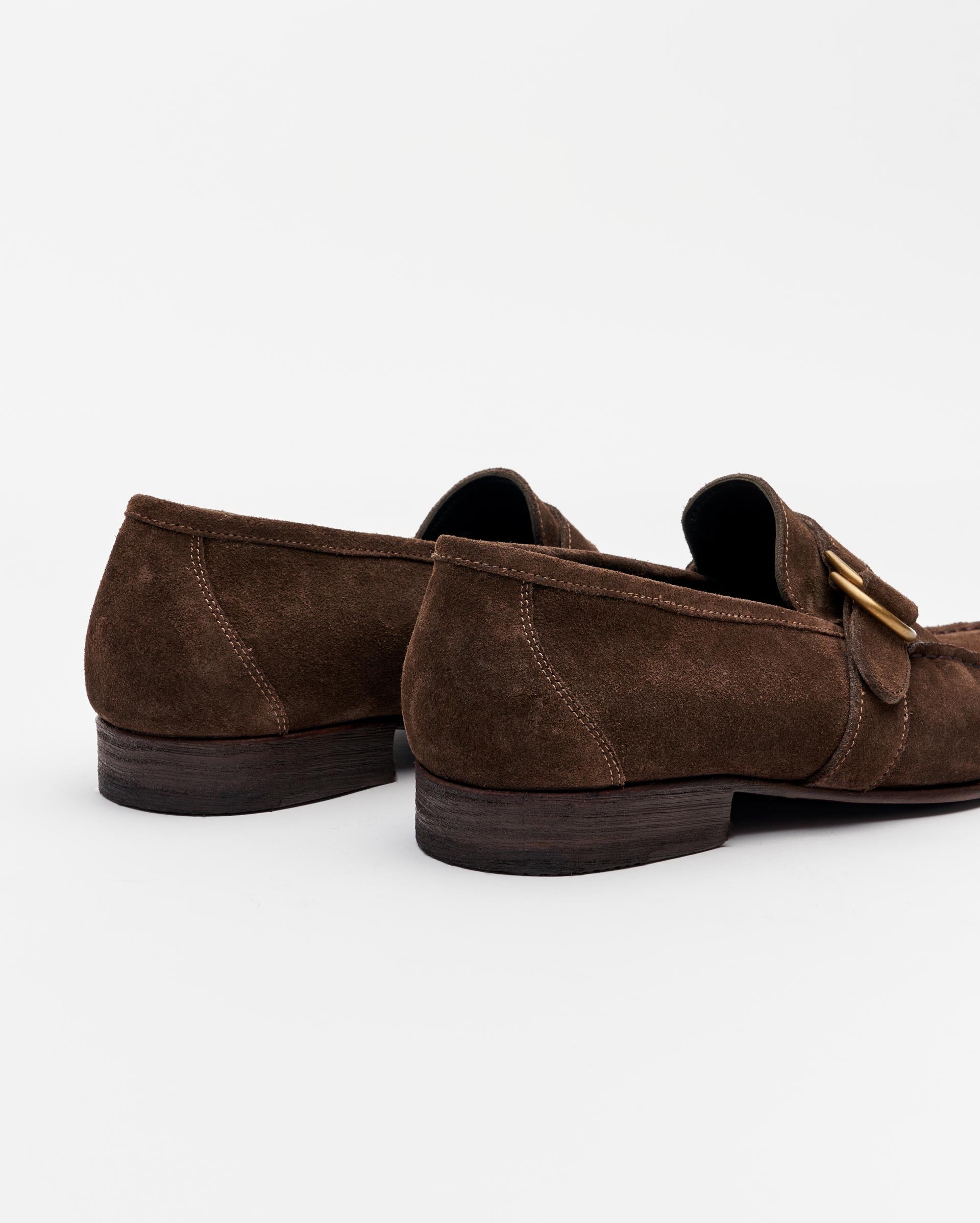 D-Ring Loafer Olive/Brown Billy Reid