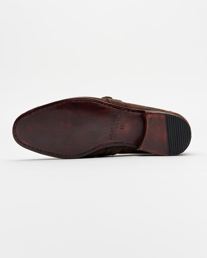 D-Ring Loafer Olive/Brown Billy Reid