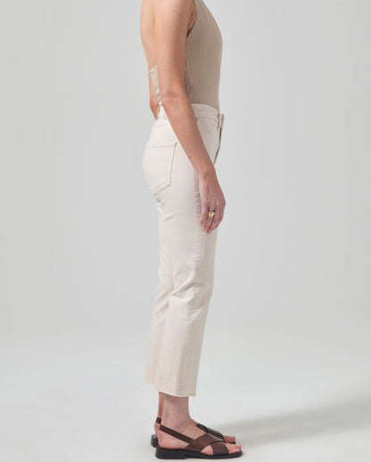 Citizens Of Humanity Isola Cropped Boot (Almondette) Natural Billy Reid