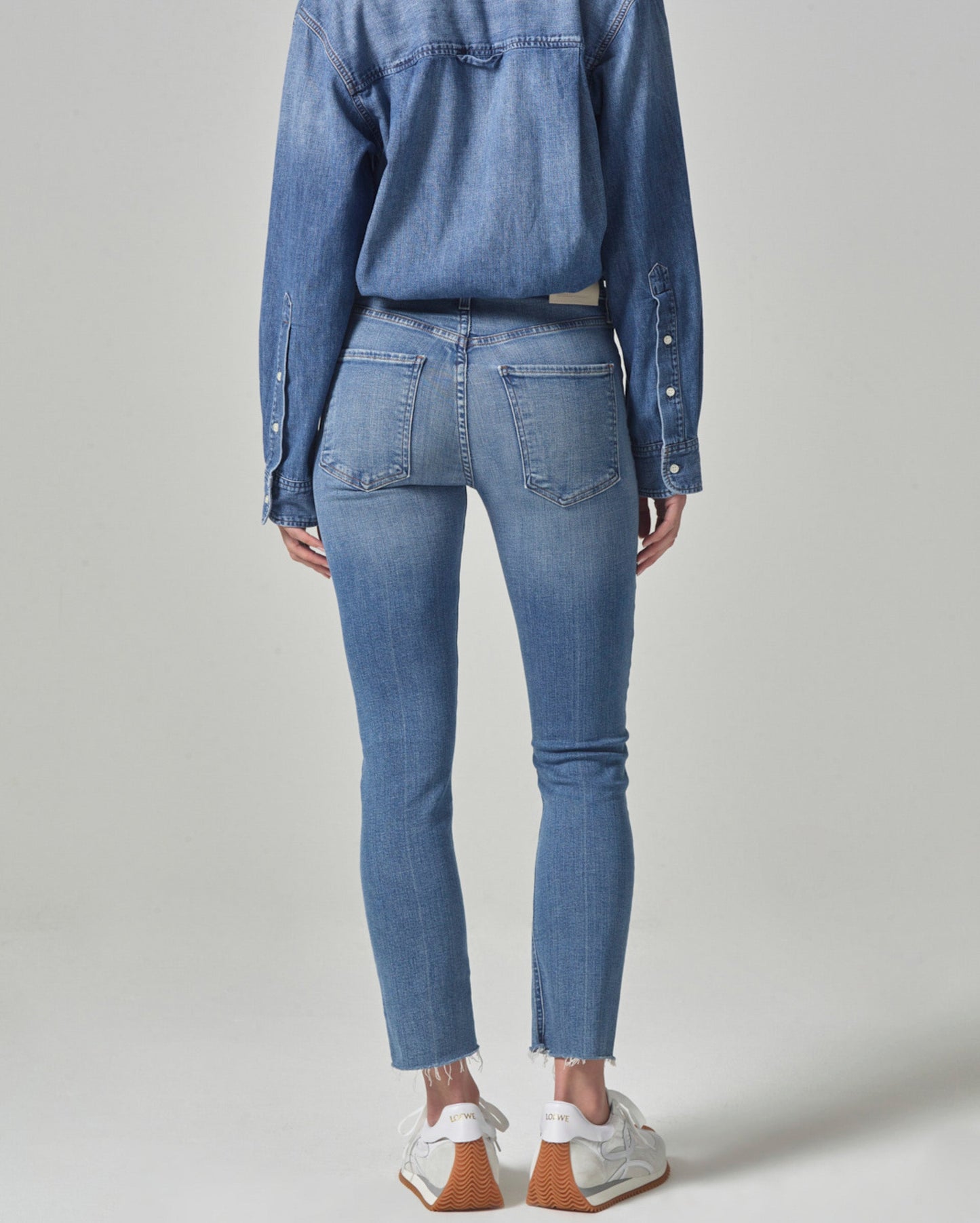 Citizens Of Humanity Isola Straight Crop (Splendor) Medium Indigo Billy Reid