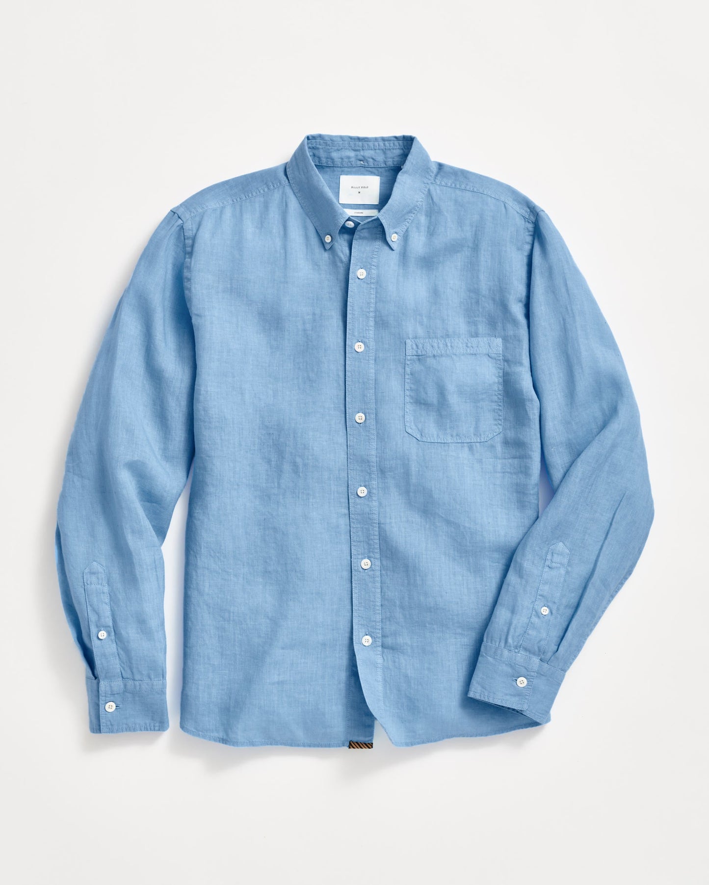 Tuscumbia Linen Shirt Button Down French Blue Billy Reid