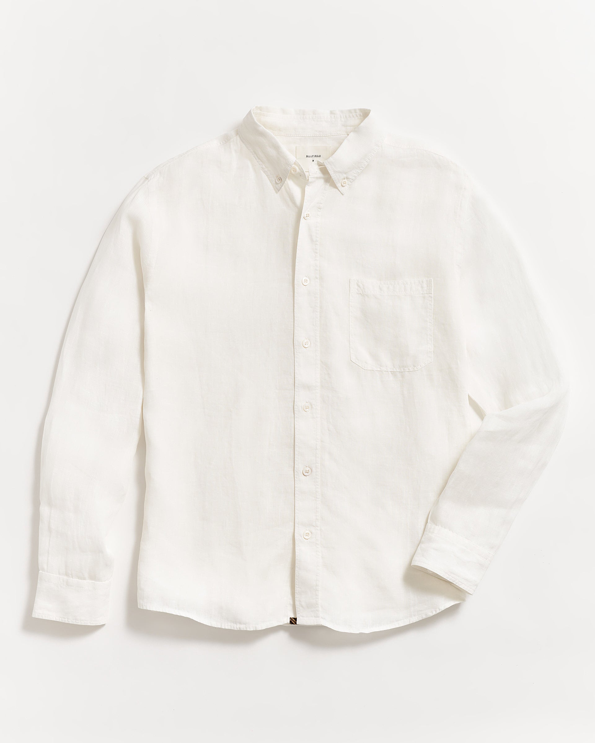 Tuscumbia Linen Shirt Button Down White Billy Reid