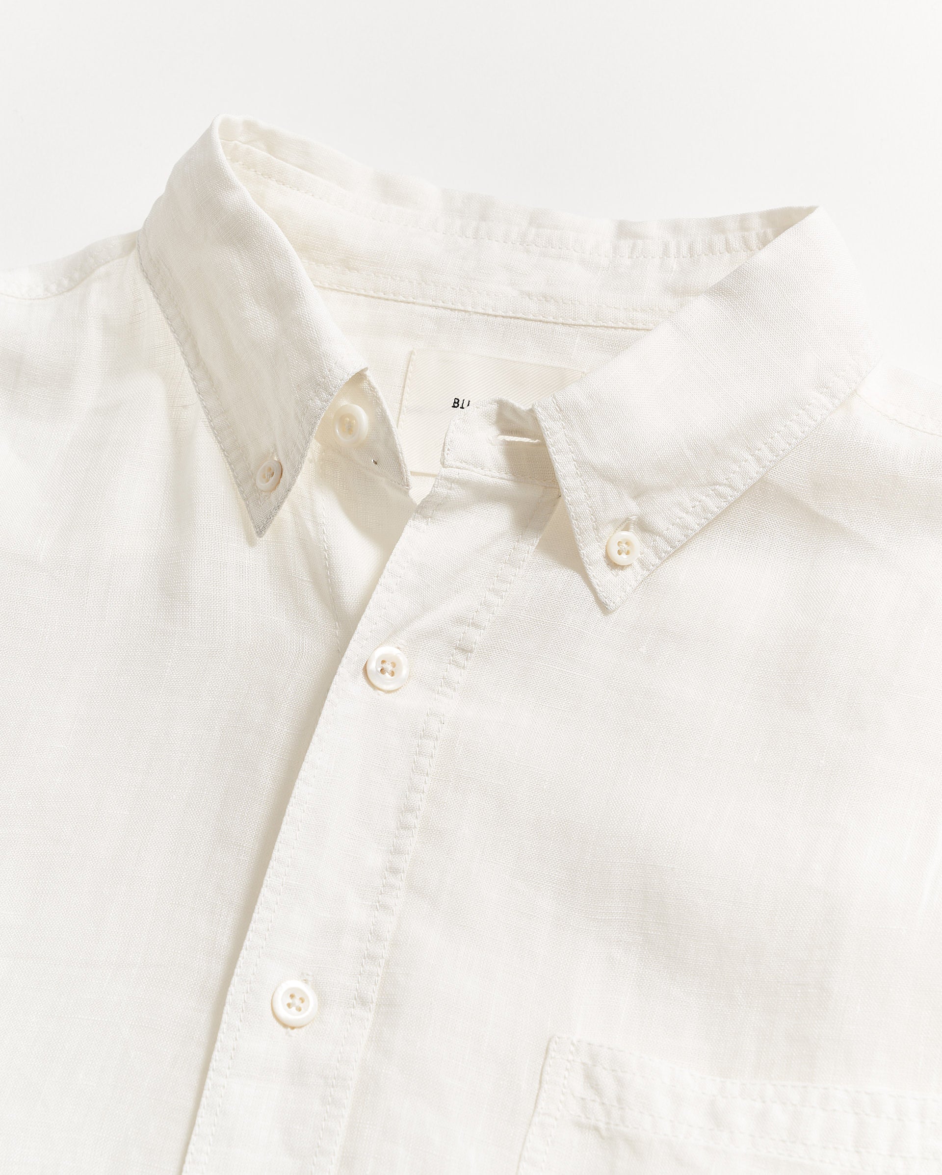 Tuscumbia Linen Shirt Button Down White Billy Reid