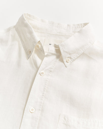 Tuscumbia Linen Shirt Button Down White Billy Reid