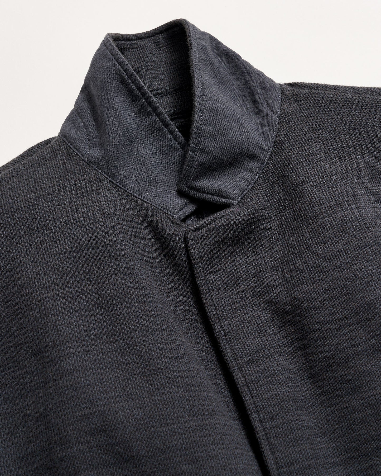 Ottoman Knit Sport Coat Carbon Blue Billy Reid