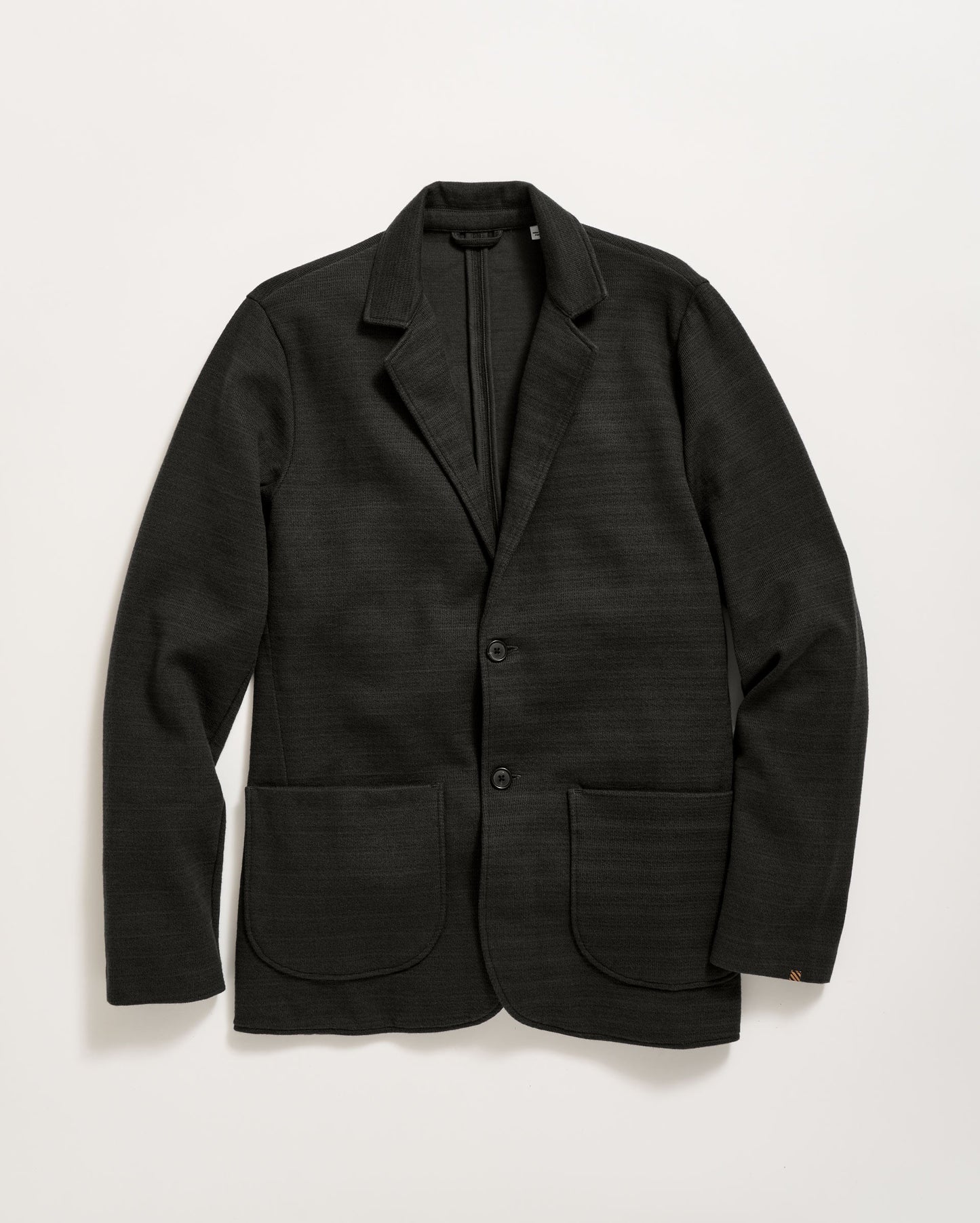 Ottoman Knit Sport Coat Dark Asphalt Billy Reid