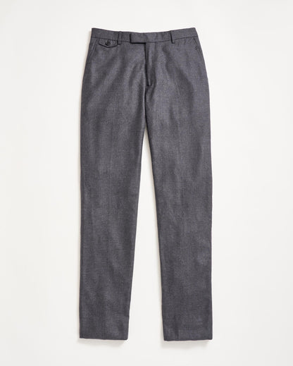 Flat Front Trouser Charcoal Billy Reid