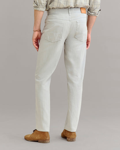 Cotton Linen 5 Pocket Pant Quarry Billy Reid