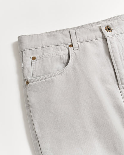 Cotton Linen 5 Pocket Pant Quarry Billy Reid