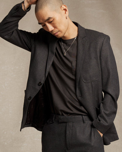 Archie Jacket Charcoal Billy Reid