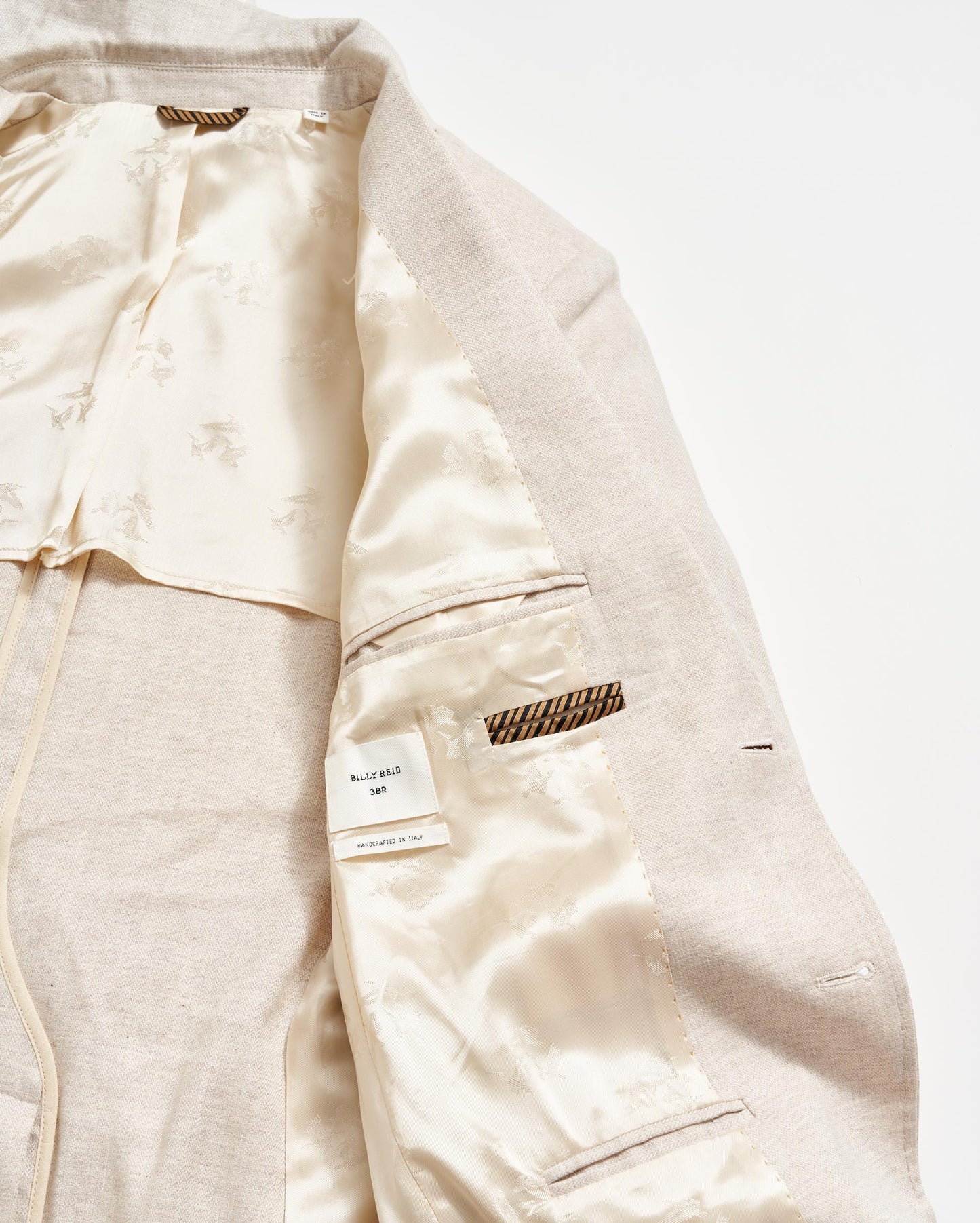 Herringbone Archie Jacket Natural Billy Reid