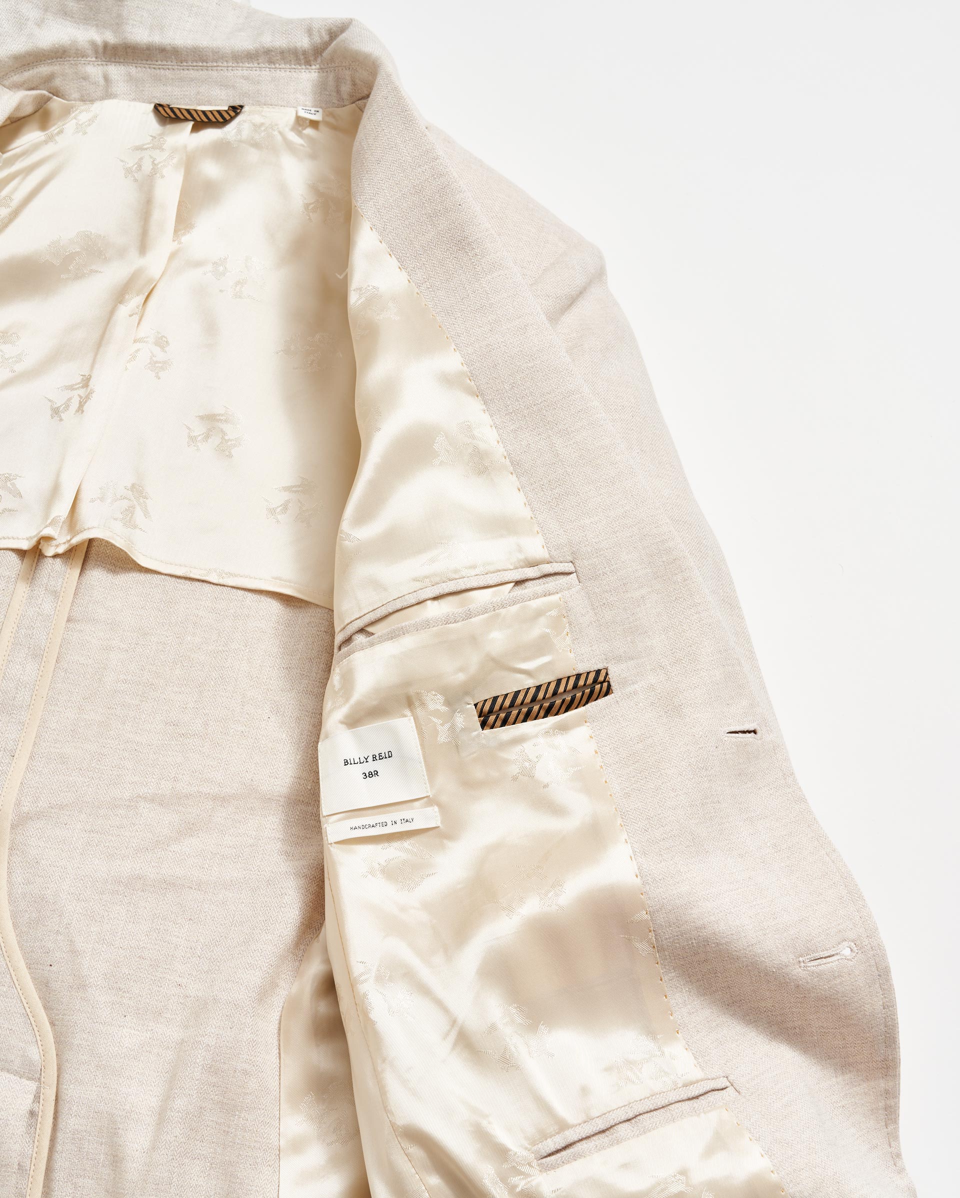 Herringbone Archie Jacket Natural Billy Reid
