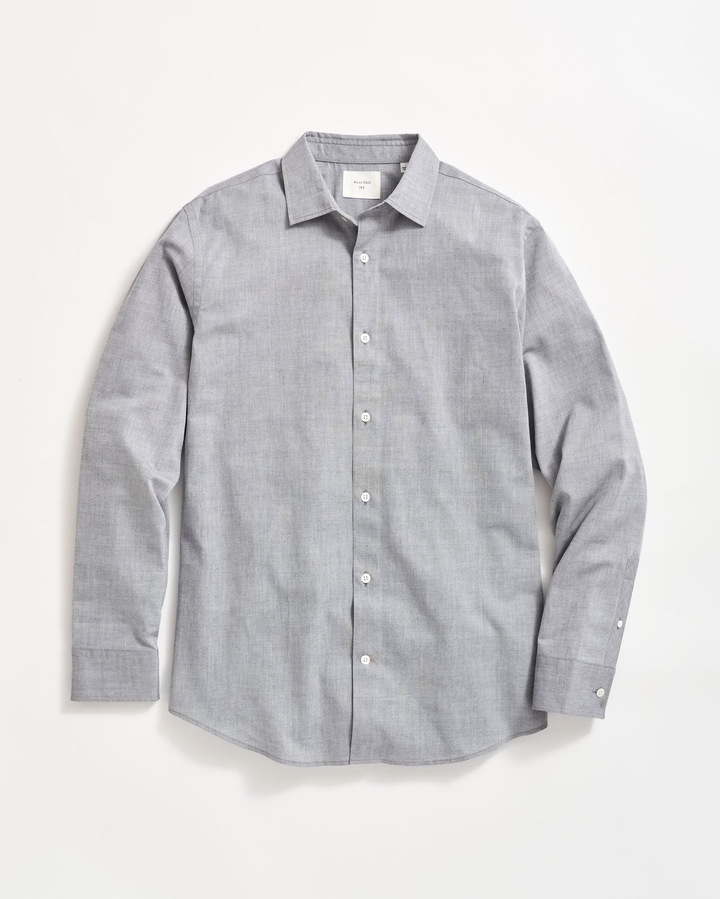 Oxford Hutcheson Dress Shirt Light Grey Billy Reid