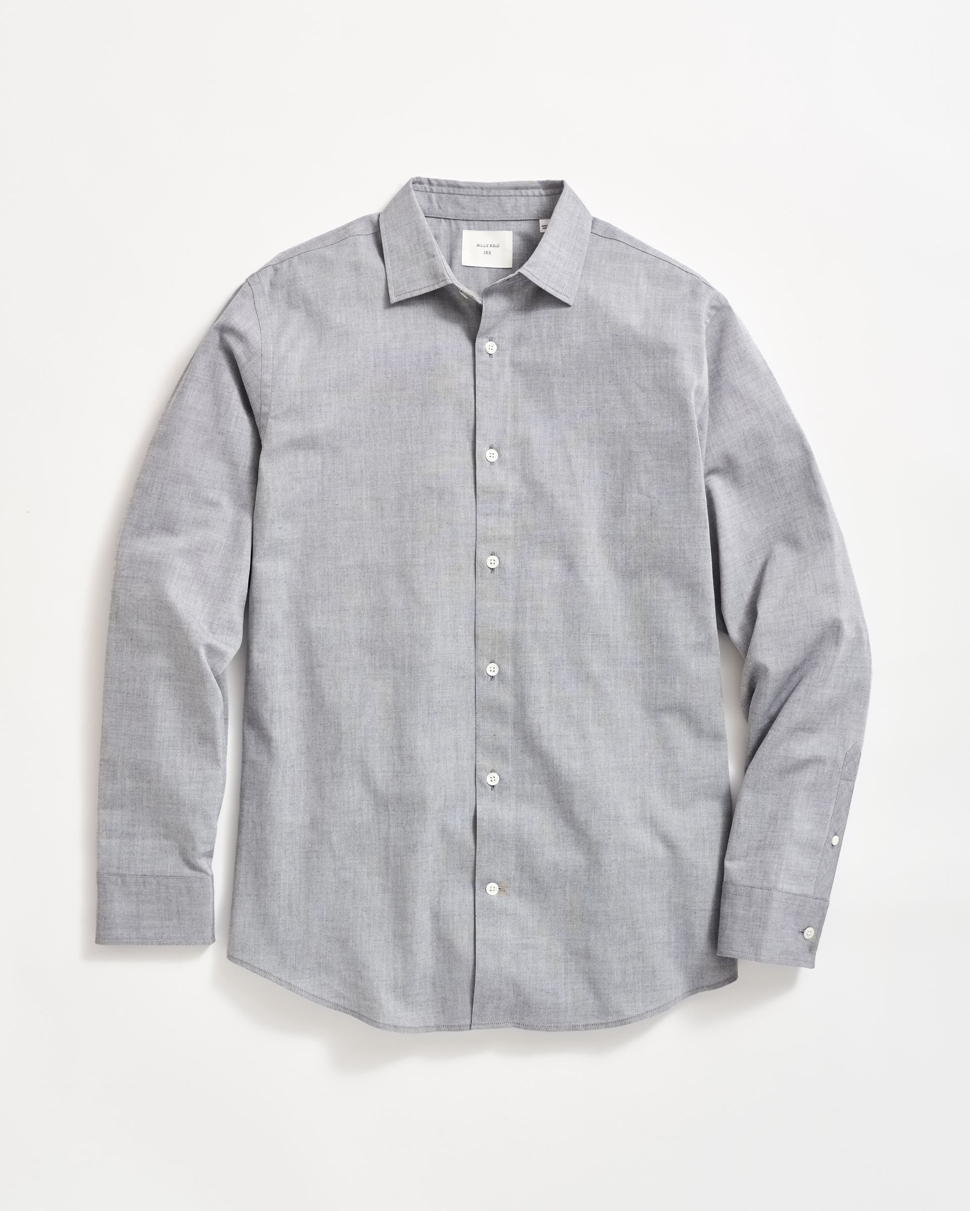 Oxford Hutcheson Dress Shirt Light Grey Billy Reid