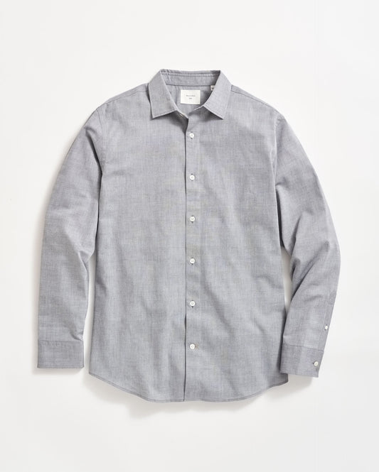 Oxford Hutcheson Dress Shirt Light Grey Billy Reid