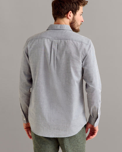 Oxford Hutcheson Dress Shirt Light Grey Billy Reid