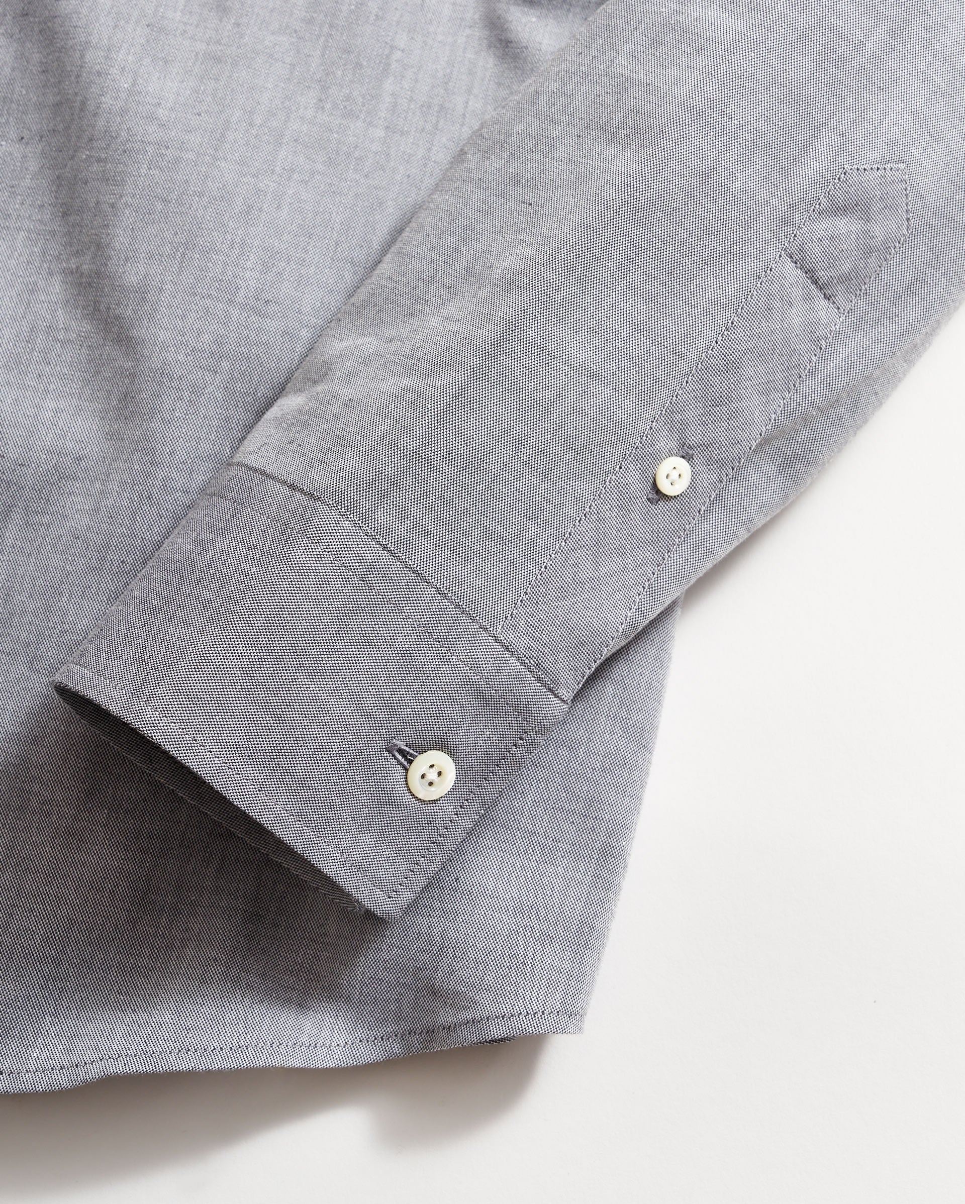 Oxford Hutcheson Dress Shirt Light Grey Billy Reid