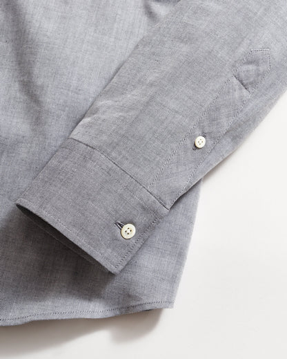 Oxford Hutcheson Dress Shirt Light Grey Billy Reid