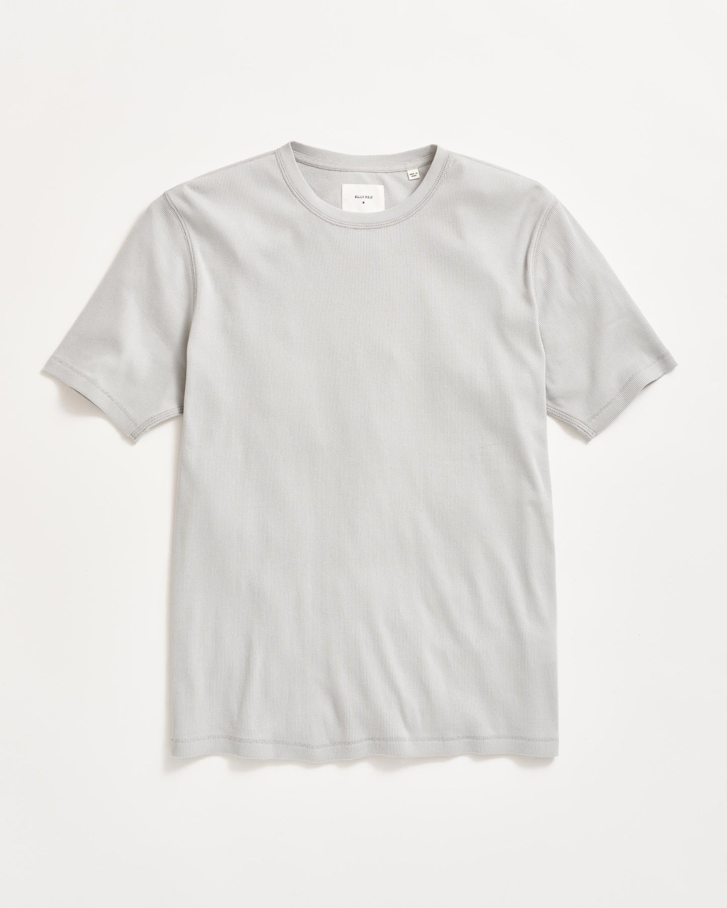 Short Sleeve Rib Crew Silver Billy Reid