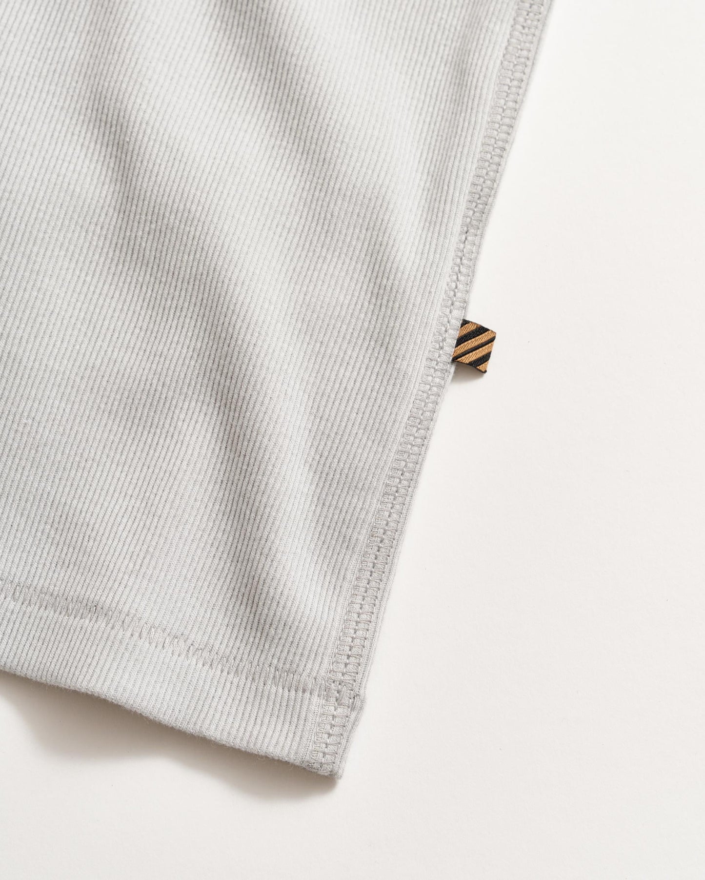 Short Sleeve Rib Crew Silver Billy Reid