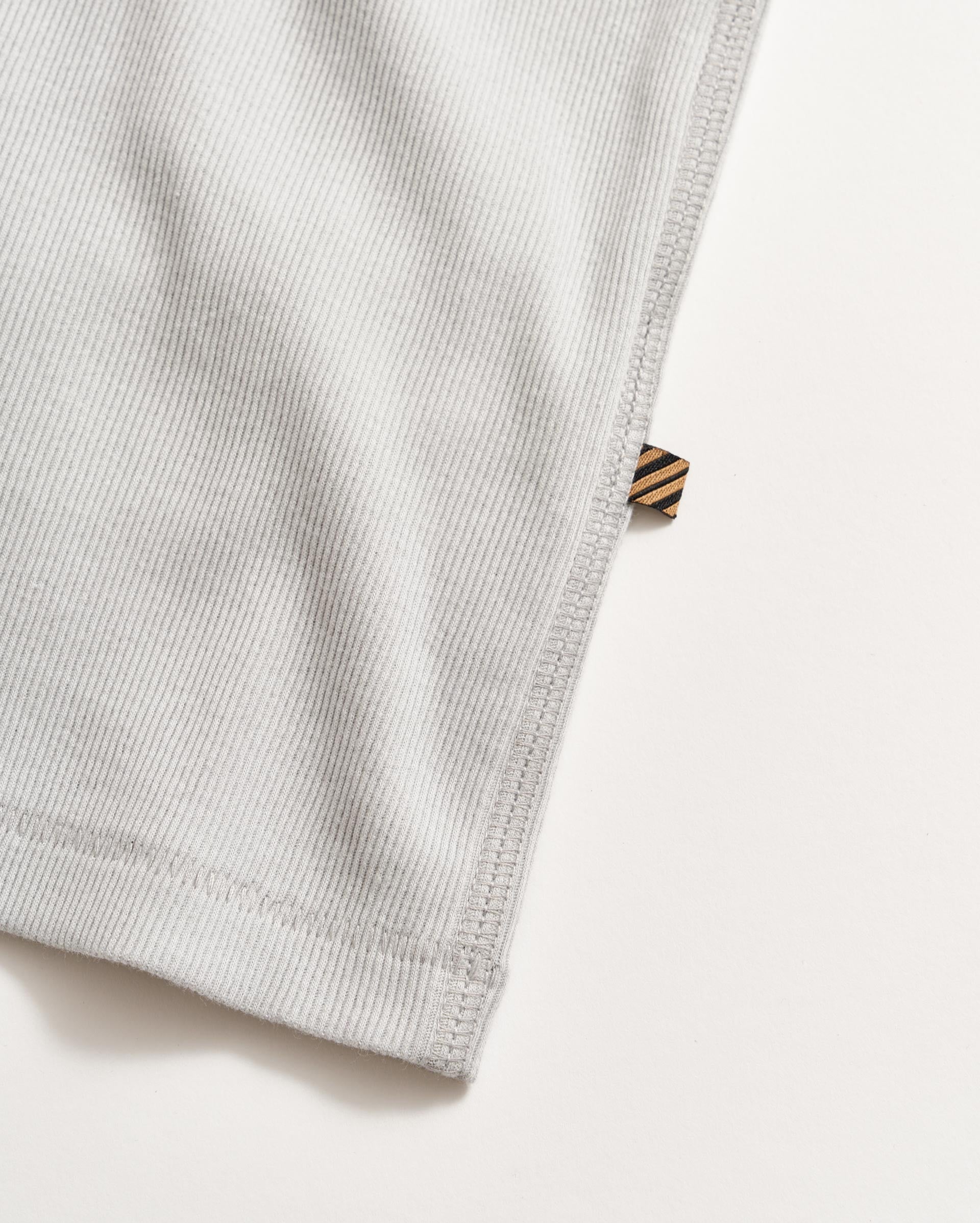 Short Sleeve Rib Crew Silver Billy Reid