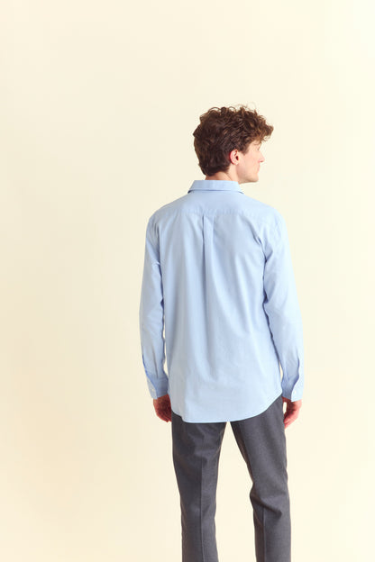 Oxford Hutcheson Dress Shirt Light Blue Billy Reid