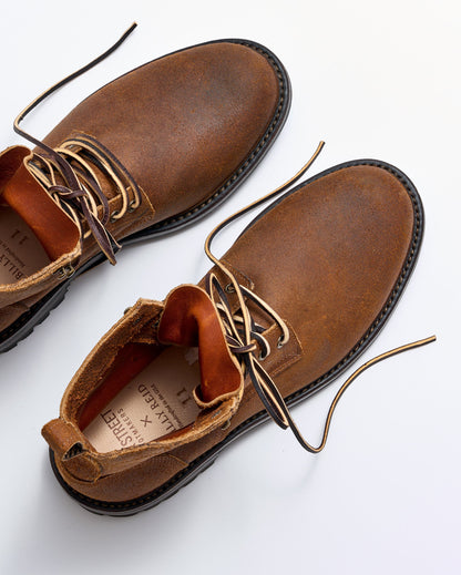 Oak Street x Billy Reid Trench Boot Tobacco Billy Reid