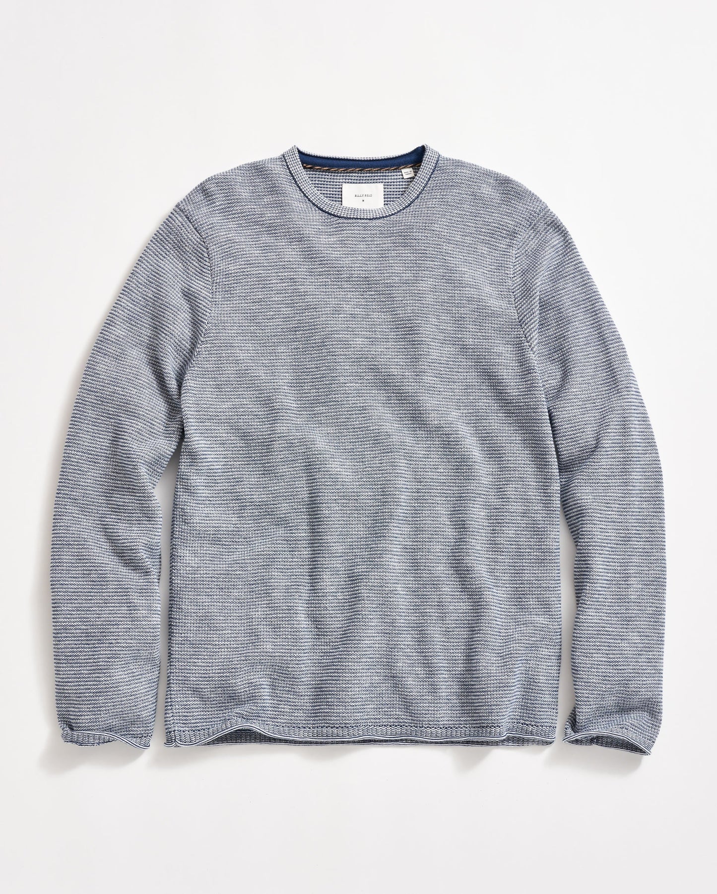 Tuck Stripe Crew Dark Denim Billy Reid