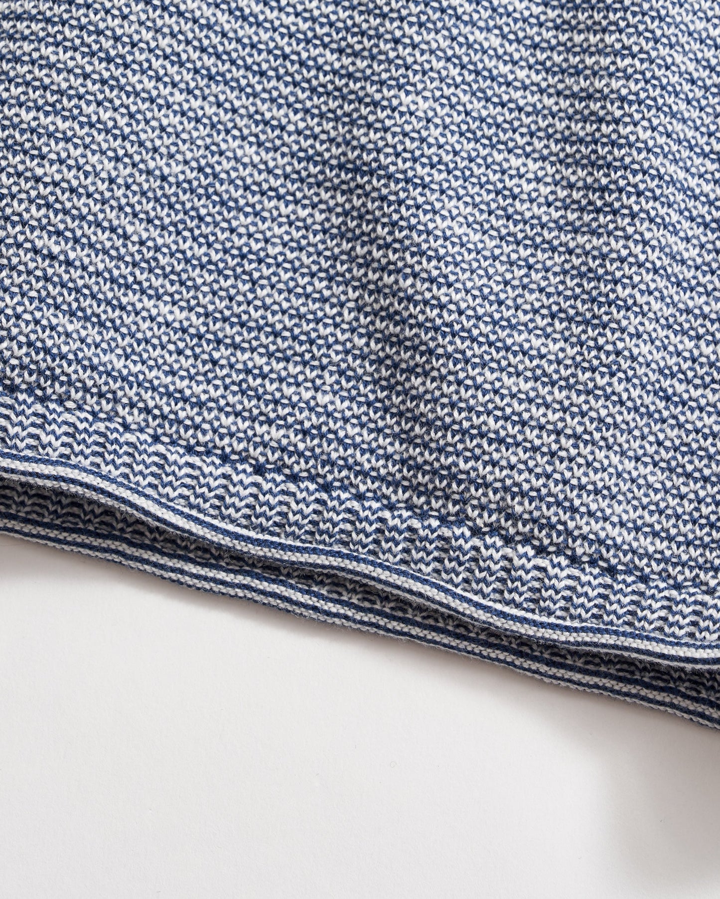 Tuck Stripe Crew Dark Denim Billy Reid
