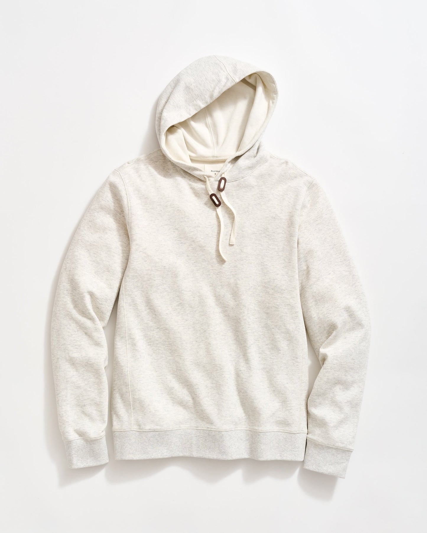 Rib Hoodie Pullover Light Grey Billy Reid