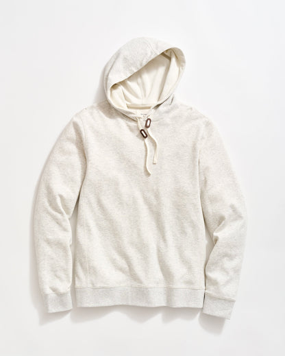 Rib Hoodie Pullover Light Grey Billy Reid