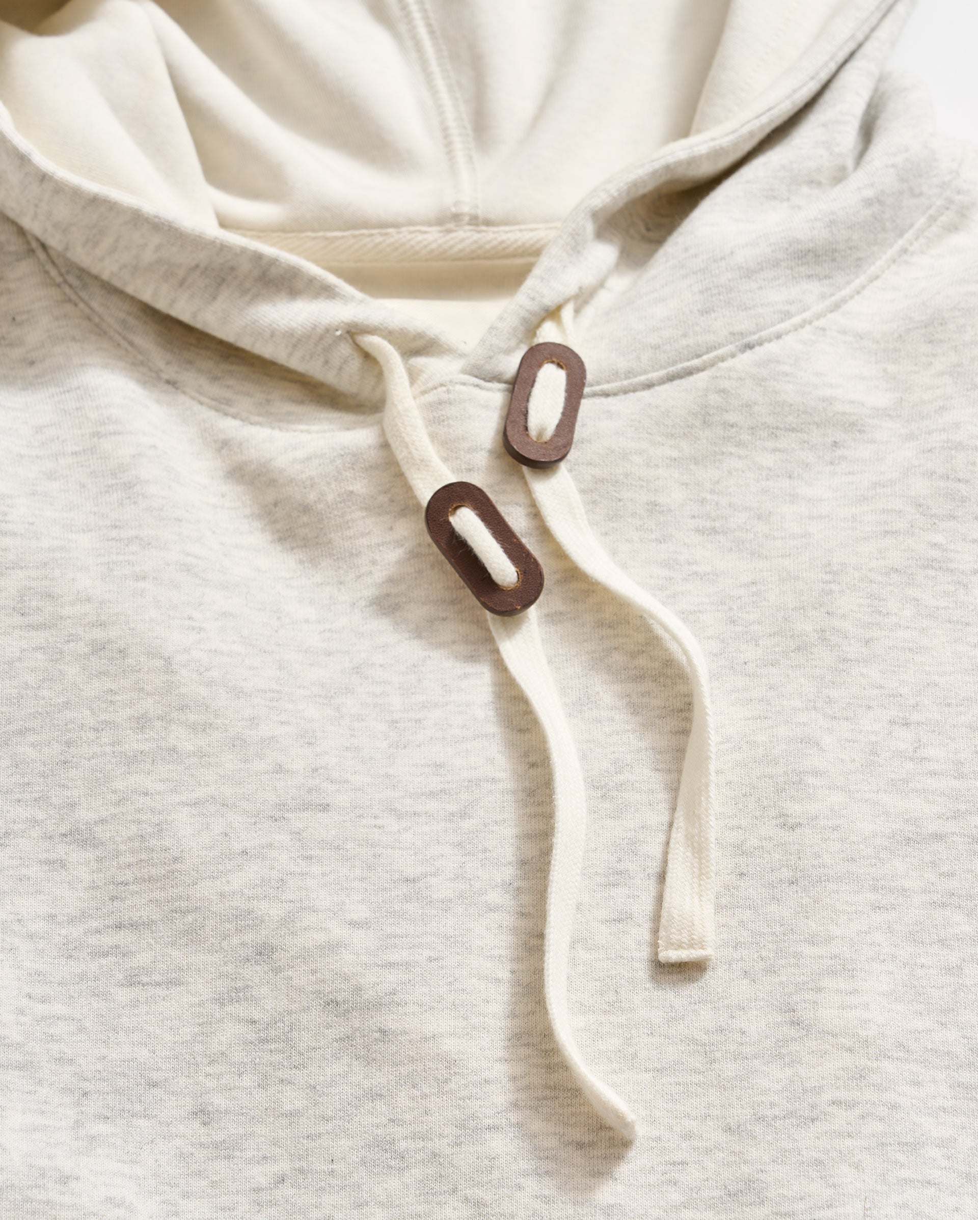 Rib Hoodie Pullover Light Grey Billy Reid