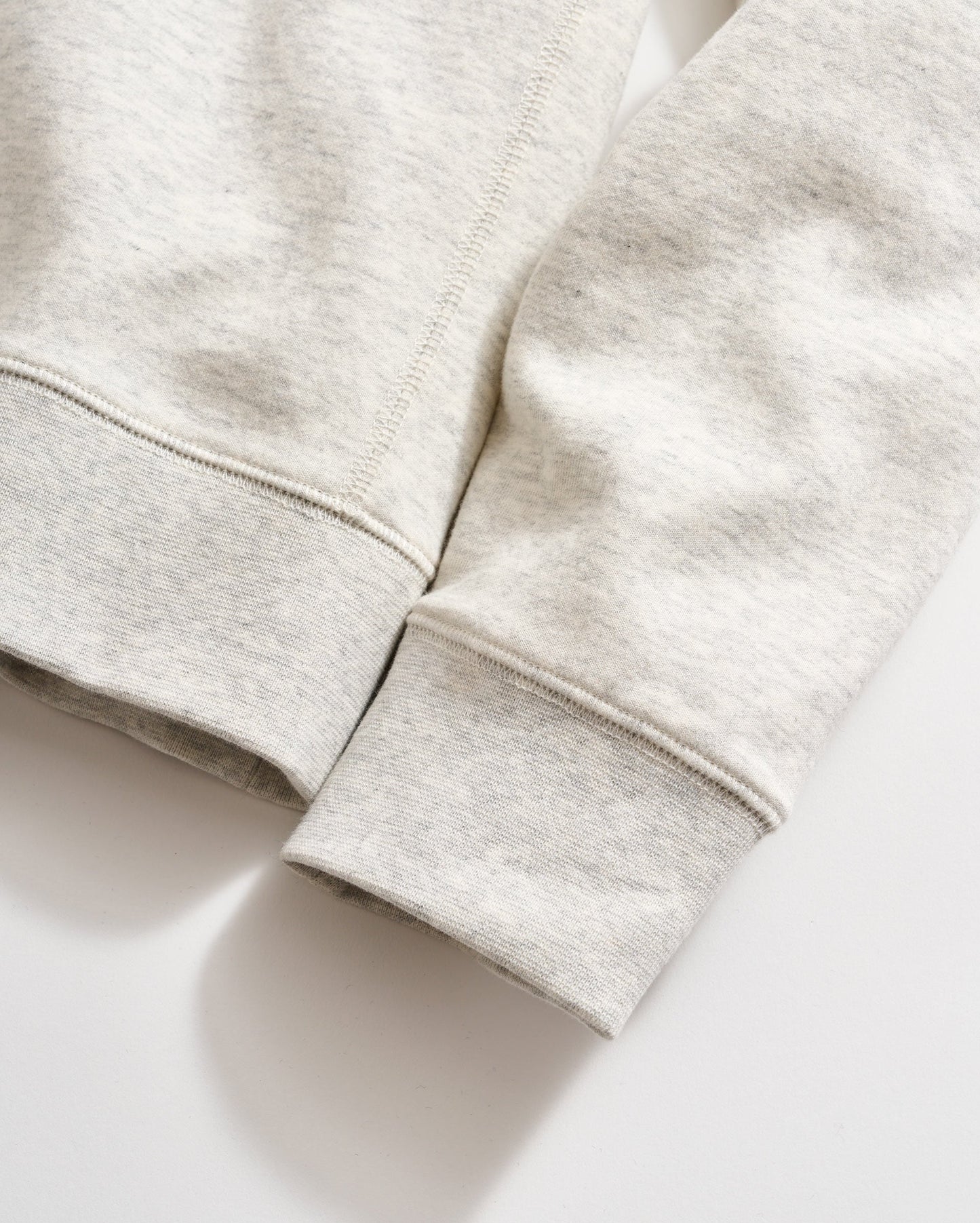 Rib Hoodie Pullover Light Grey Billy Reid