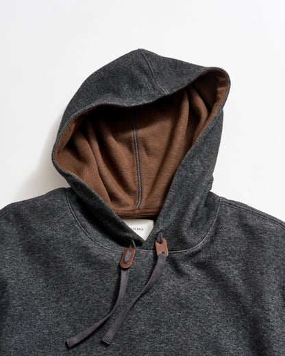Rib Hoodie Pullover Black Billy Reid