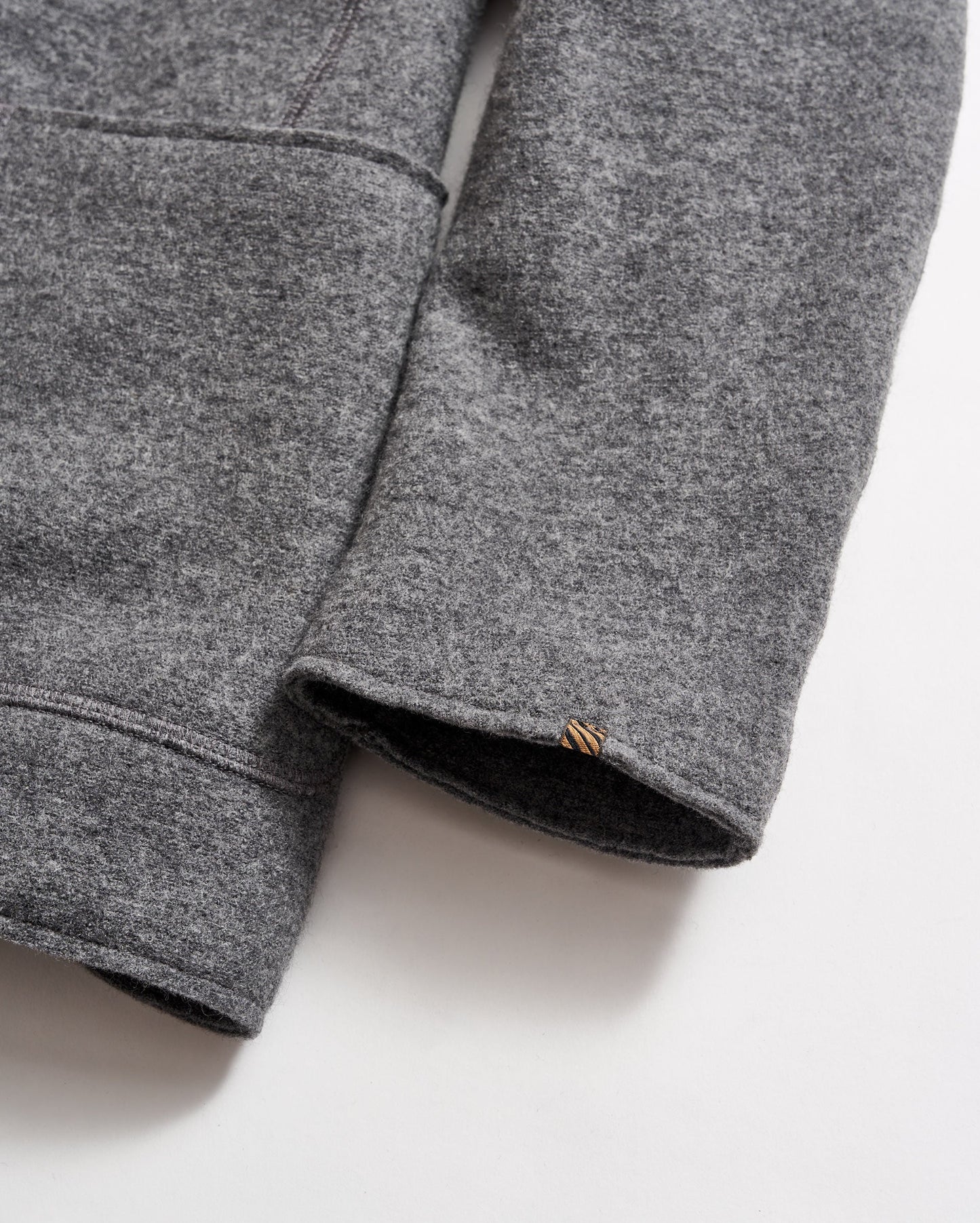 Boiled Wool Sport Coat Grey Heather Billy Reid