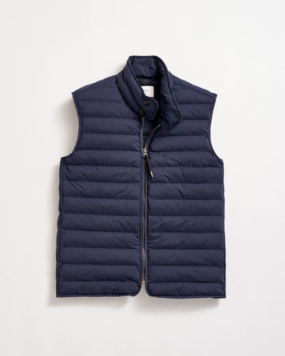 Baffle Vest Dark Navy Billy Reid